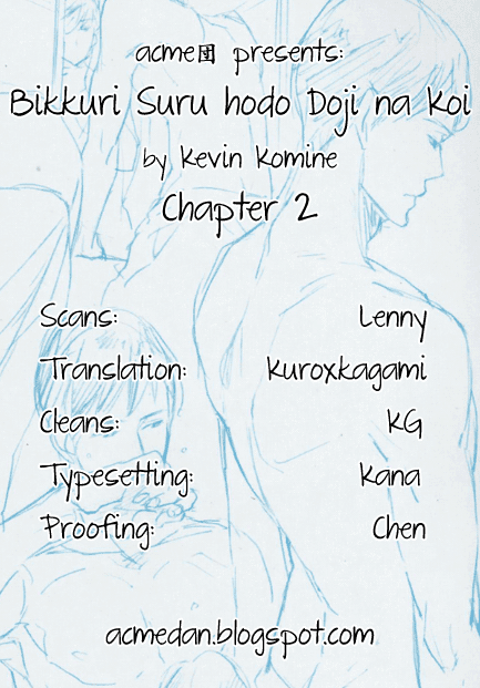 Bikkuri suru hodo Doji na Koi Chapter 2.2 page 1 - Chapter 2 v2 : Bikkuri suru hodo Doji na Koi - 2