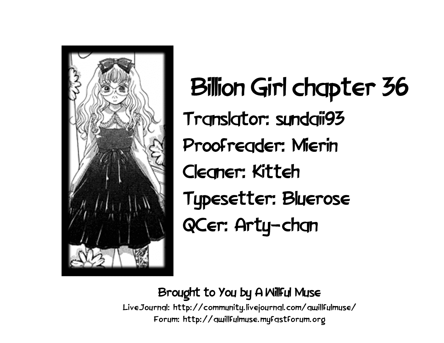 Billion Girl Chapter 36 page 1 - Chapter 36