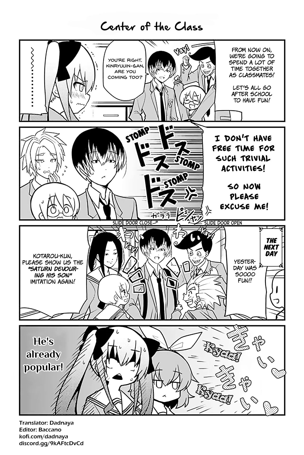Billionaire in Love Chapter 6 page 1 - Chapter 6: Center of the Class