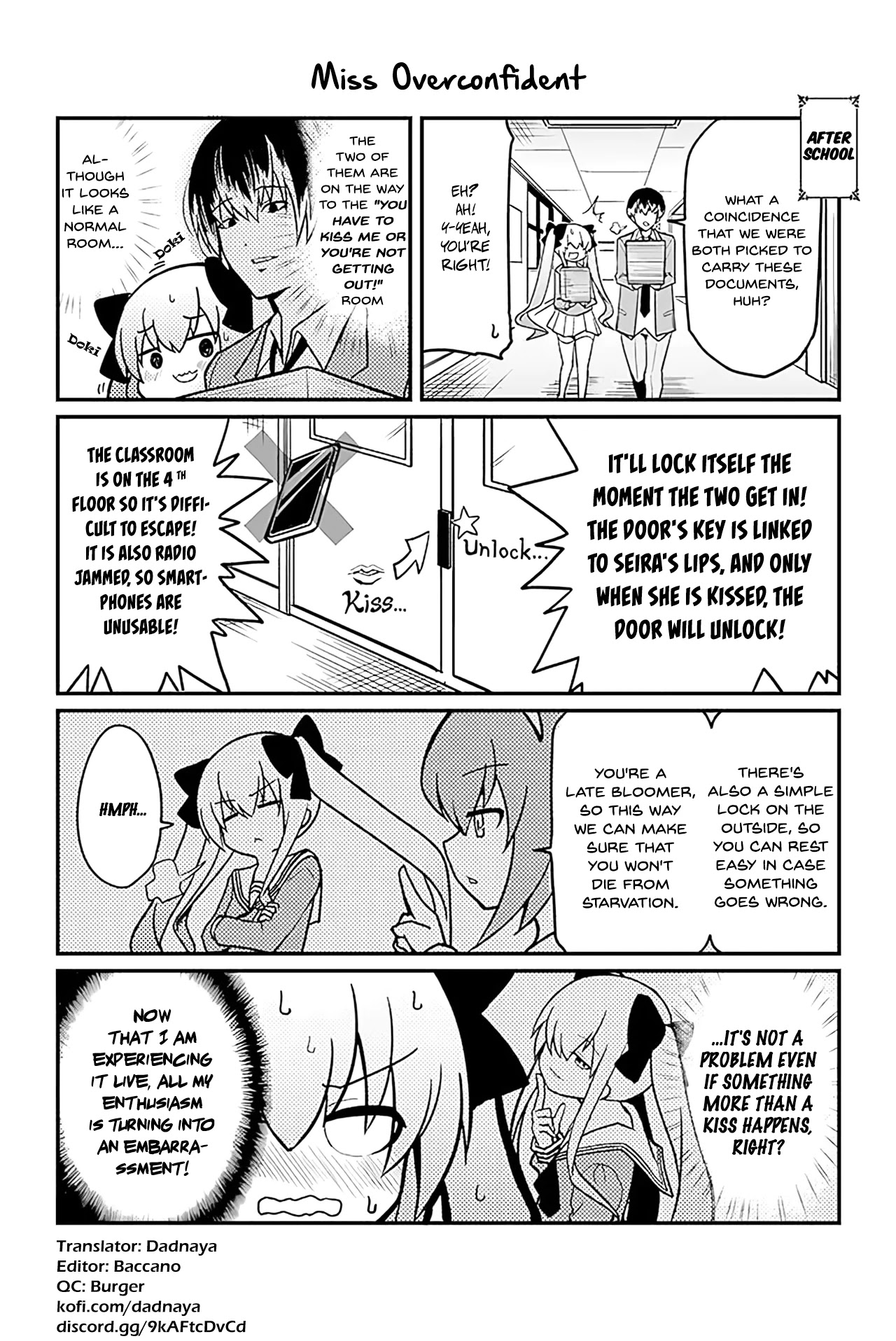 Billionaire in Love Chapter 9 page 1 - Chapter 9: Miss Overconfident