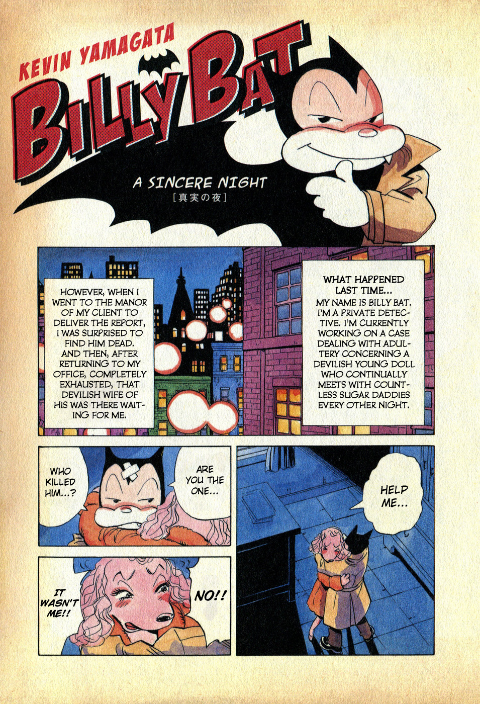 Billy Bat Chapter 2 page 1 - Chapter 2
