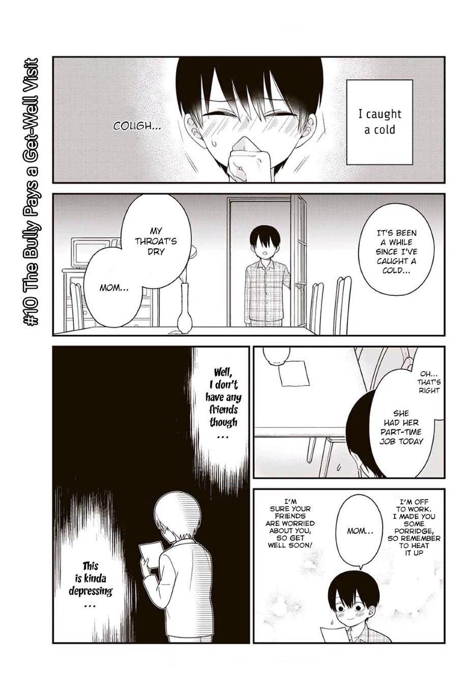 Bimyou ni Yasashii Ijimekko Chapter 10 page 2 - Chapter 10: The Bully Pays a Get-Well Visit