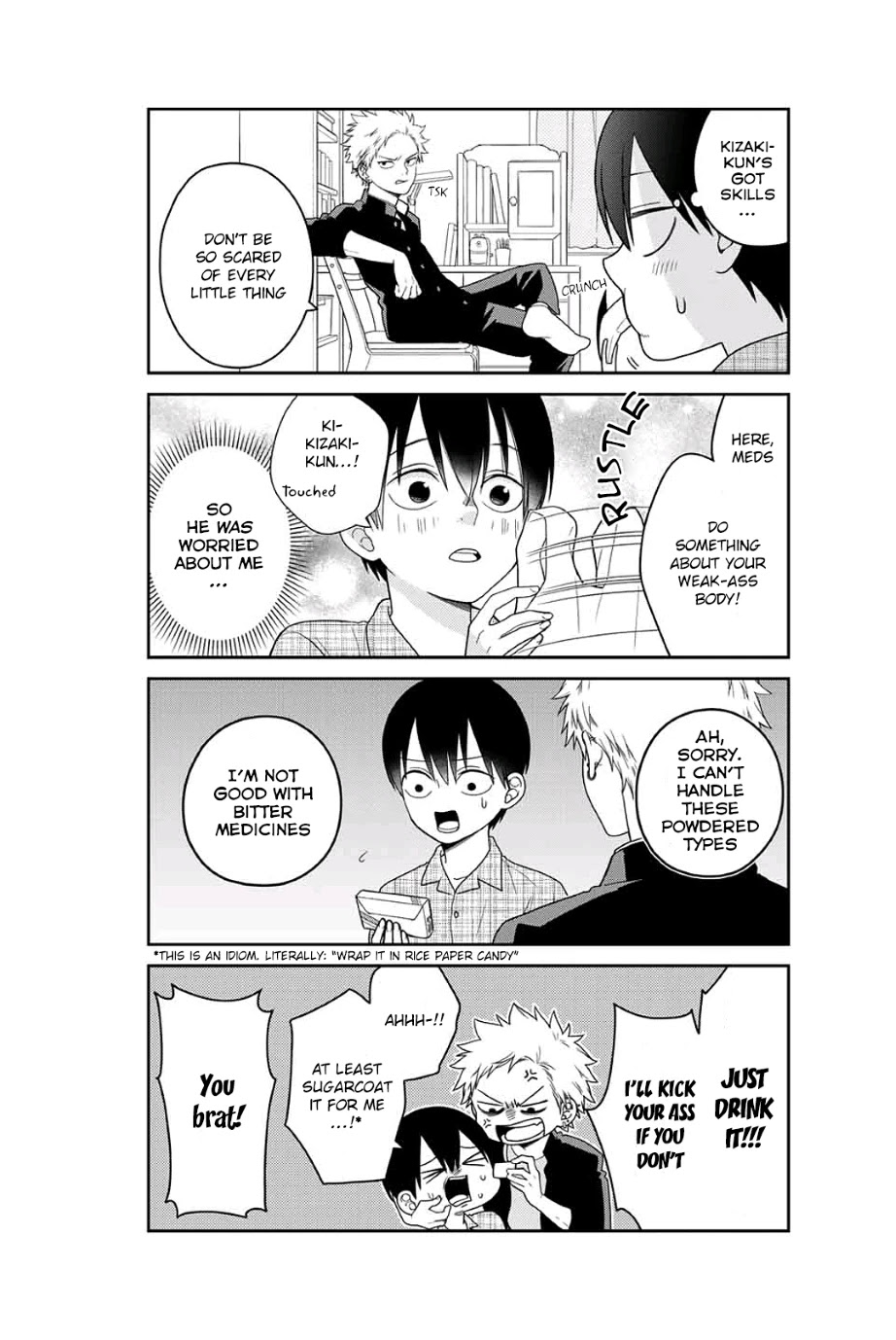 Bimyou ni Yasashii Ijimekko Chapter 10 page 6 - Chapter 10: The Bully Pays a Get-Well Visit