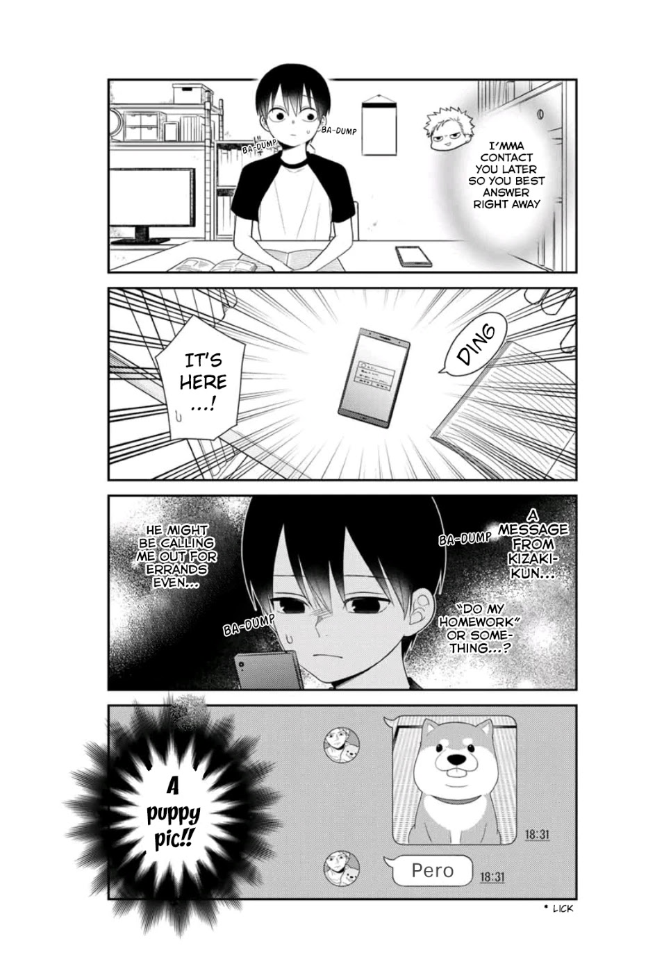 Bimyou ni Yasashii Ijimekko Chapter 12 page 4 - Chapter 12: The Bully Lacks Sleep