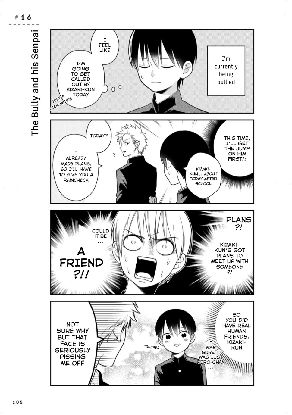 Bimyou ni Yasashii Ijimekko Chapter 16 page 2 - Chapter 16: The Bully and his Senpai