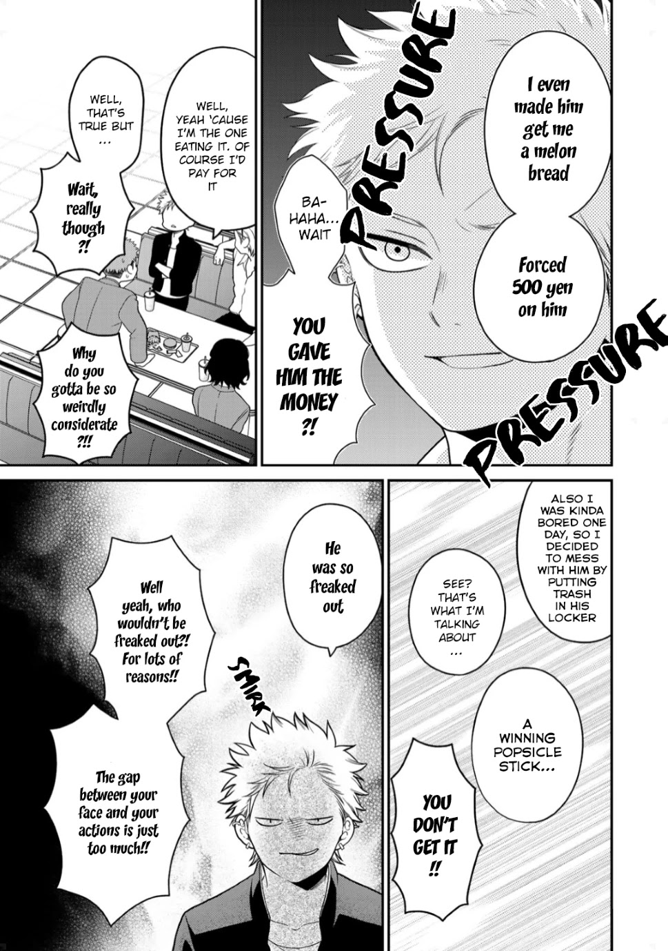 Bimyou ni Yasashii Ijimekko Chapter 16 page 6 - Chapter 16: The Bully and his Senpai