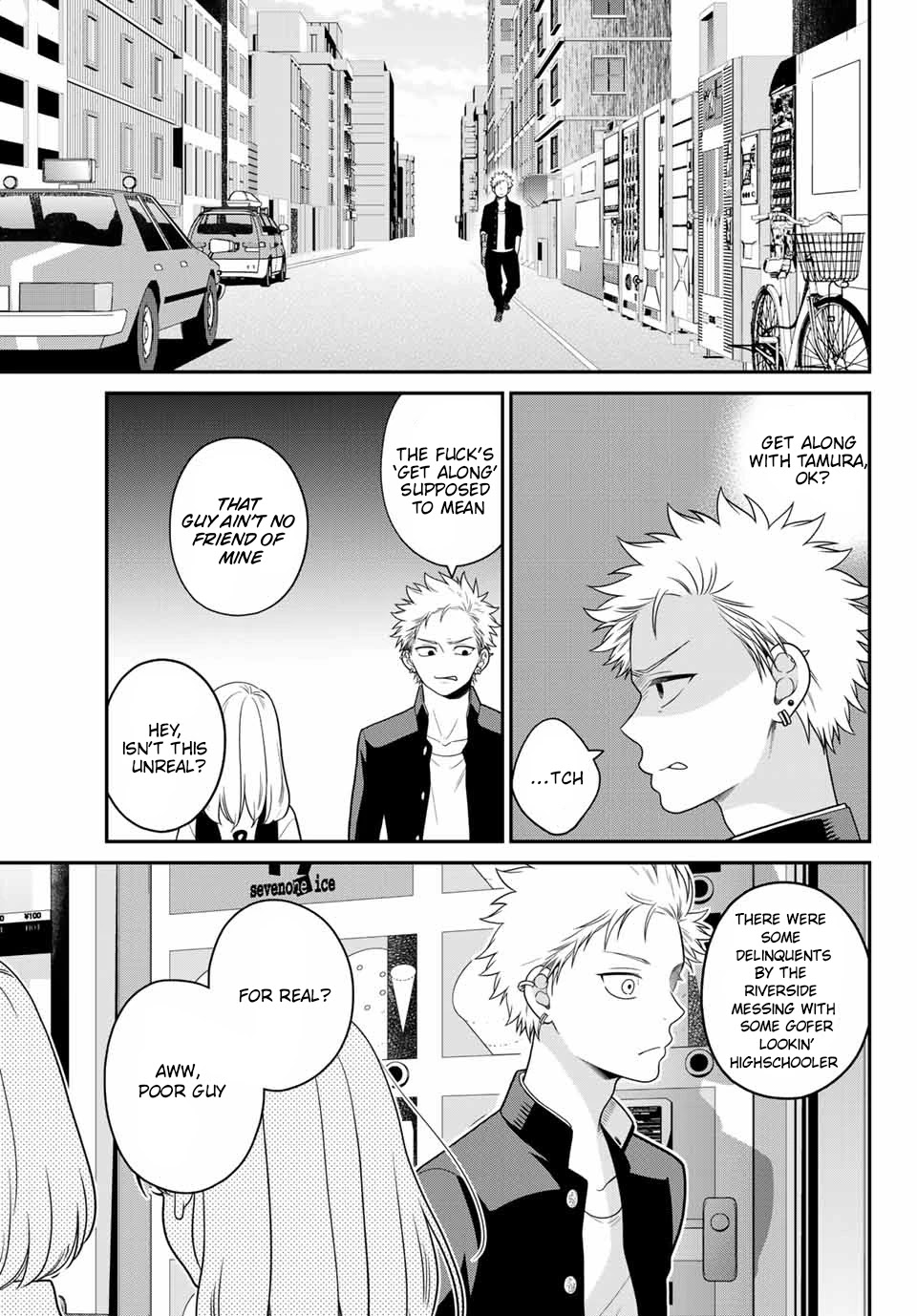 Bimyou ni Yasashii Ijimekko Chapter 17 page 6 - Chapter 17: Delinquent vs. Bully