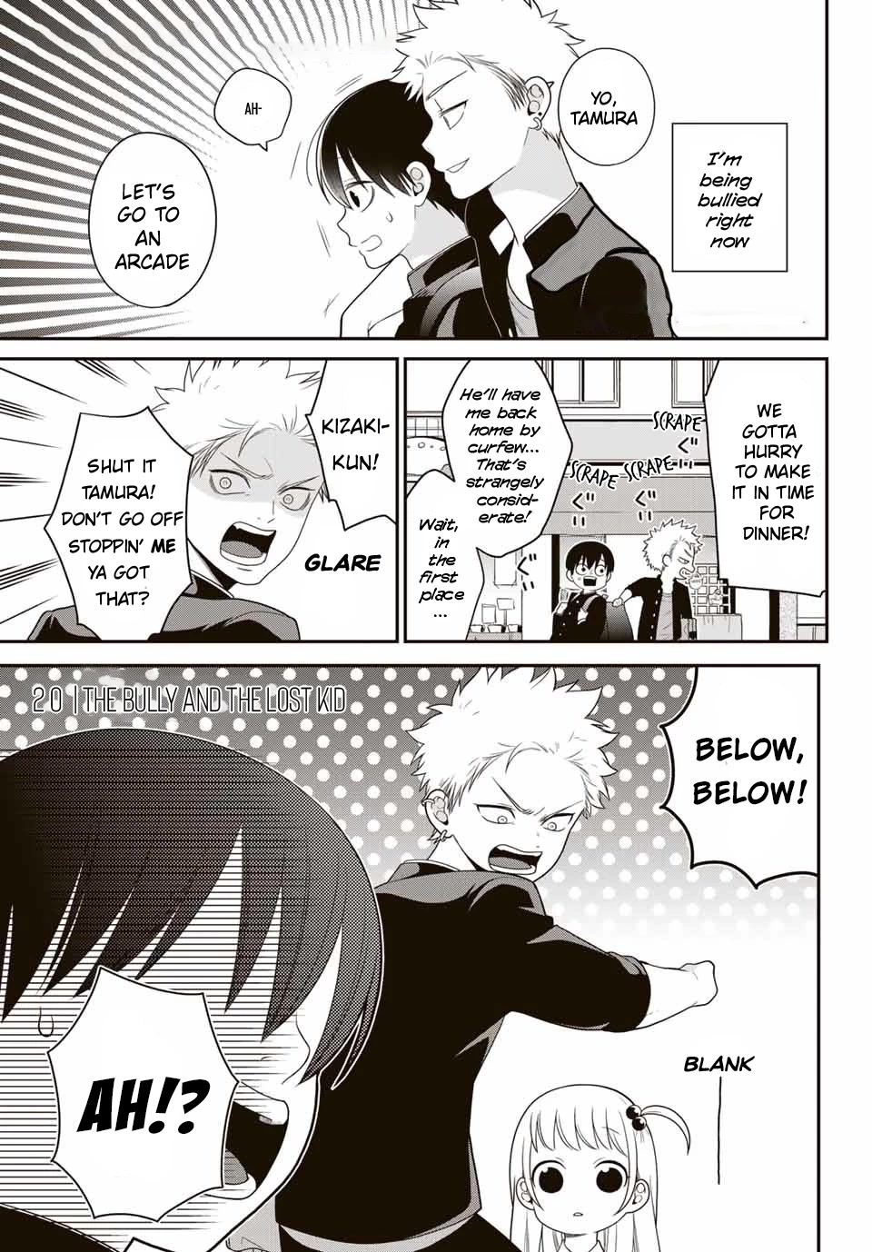 Bimyou ni Yasashii Ijimekko Chapter 20 page 2 - Chapter 20: The Bully and the Lost Kid