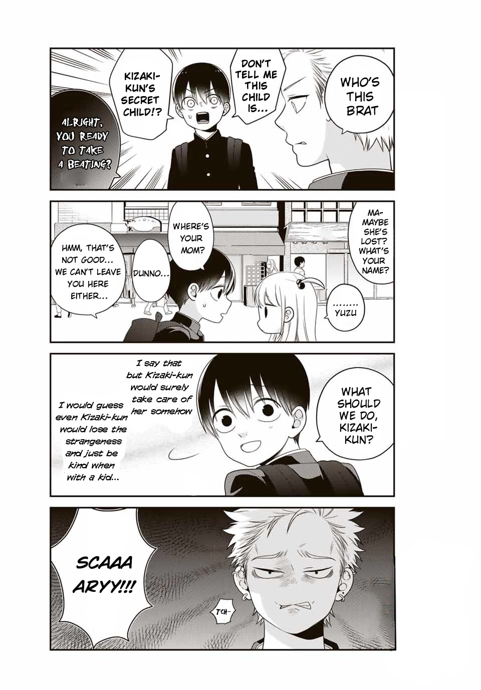 Bimyou ni Yasashii Ijimekko Chapter 20 page 3 - Chapter 20: The Bully and the Lost Kid