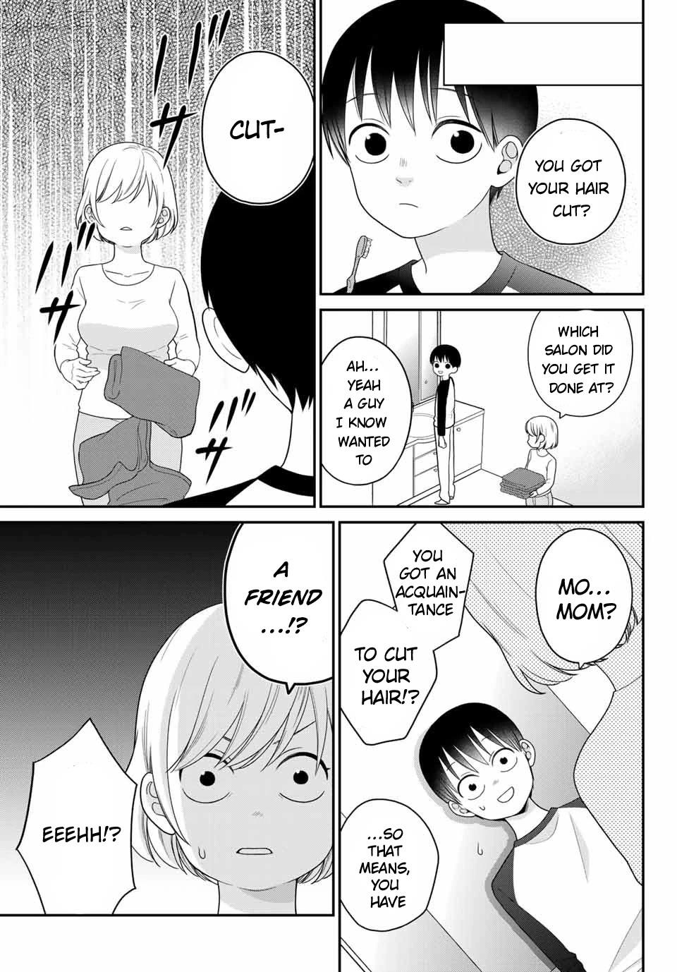 Bimyou ni Yasashii Ijimekko Chapter 21 page 6 - Chapter 21: The Bully Wants to Cut Hair