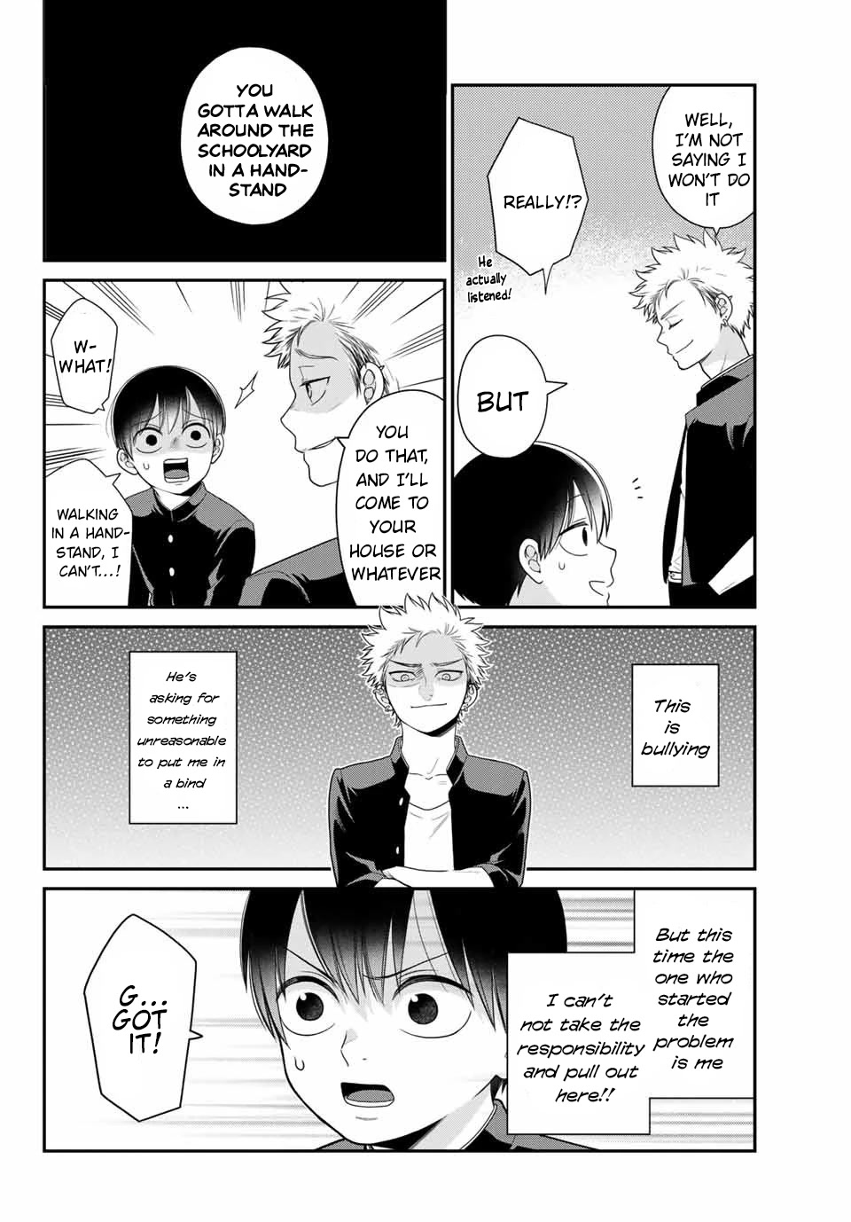 Bimyou ni Yasashii Ijimekko Chapter 22 page 3 - Chapter 22: Mom, Dad and the Bully