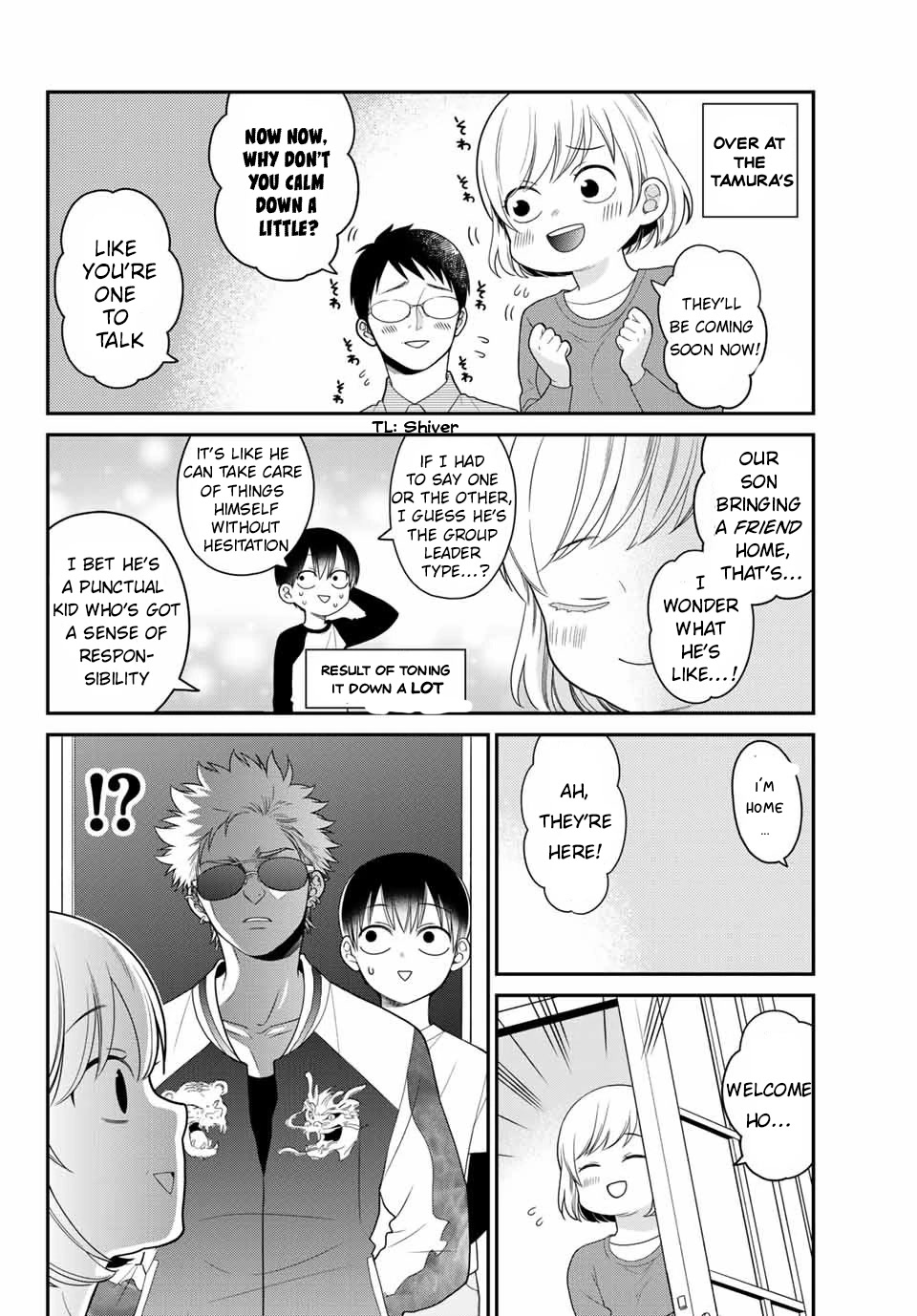 Bimyou ni Yasashii Ijimekko Chapter 22 page 7 - Chapter 22: Mom, Dad and the Bully