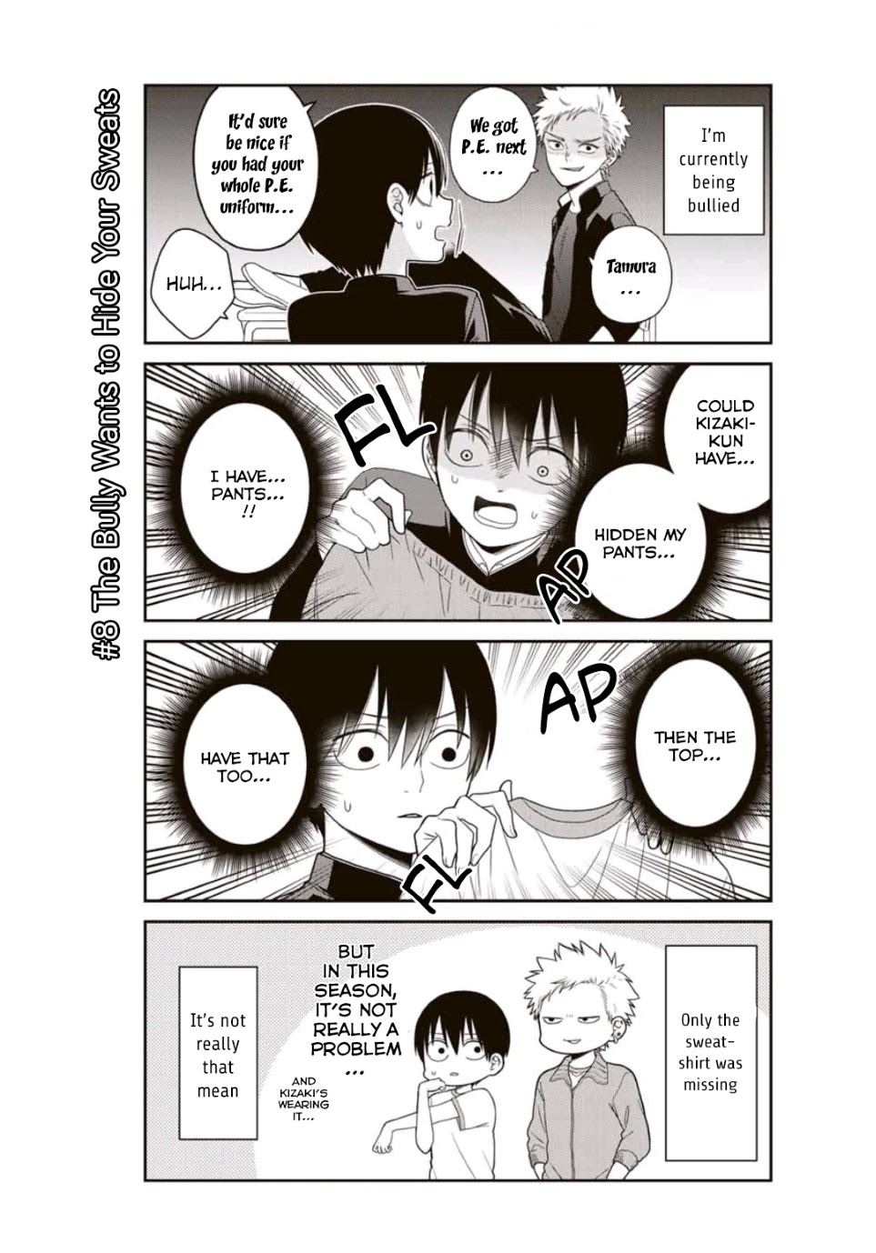 Bimyou ni Yasashii Ijimekko Chapter 8 page 2 - Chapter 8: The Bully Wants to Hide Your Sweats
