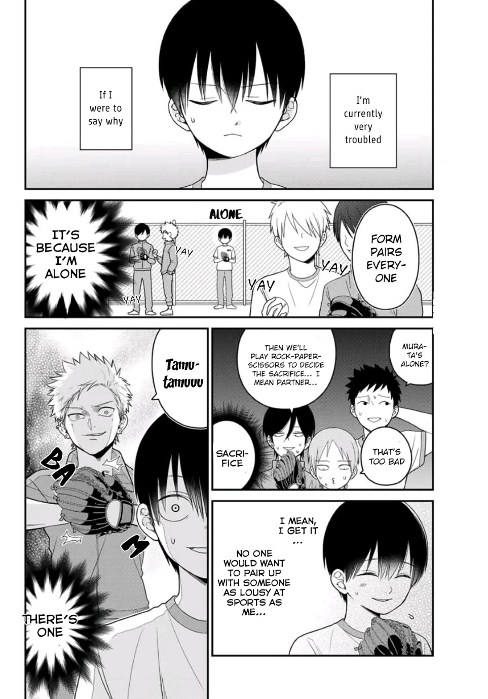 Bimyou ni Yasashii Ijimekko Chapter 8 page 3 - Chapter 8: The Bully Wants to Hide Your Sweats