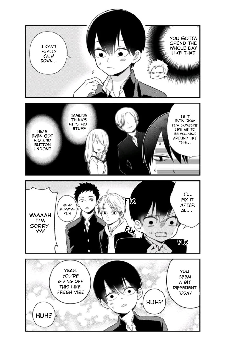 Bimyou ni Yasashii Ijimekko Chapter 9 page 3 - Chapter 9: The Bully's Scathing Fashion Critique