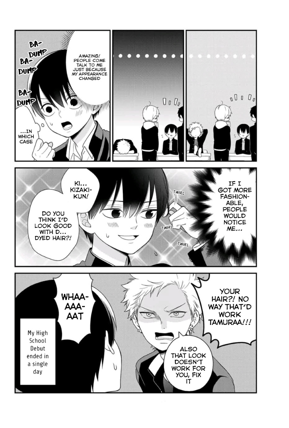 Bimyou ni Yasashii Ijimekko Chapter 9 page 5 - Chapter 9: The Bully's Scathing Fashion Critique
