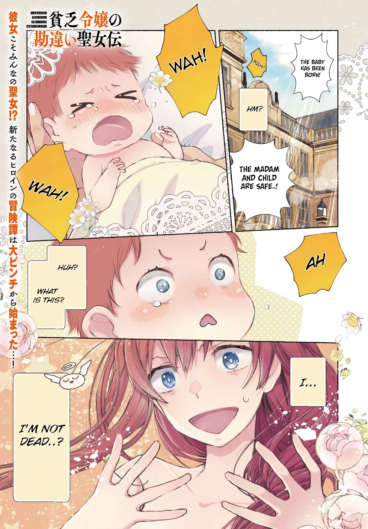 Binbou Reijou no Kanchigai Seijo Den Chapter 1 page 2 - Chapter 1: If you work hard for money you can create a royal harem?!