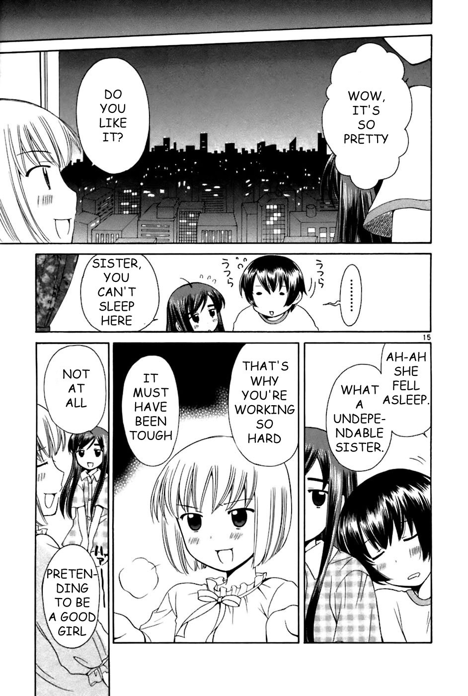 Binbou Shimai Monogatari Chapter 20 page 15 - Chapter 20: A Hard-Work Person
