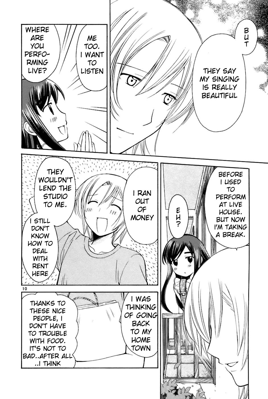 Binbou Shimai Monogatari Chapter 22 page 10 - Chapter 22: I Can Hear A Song