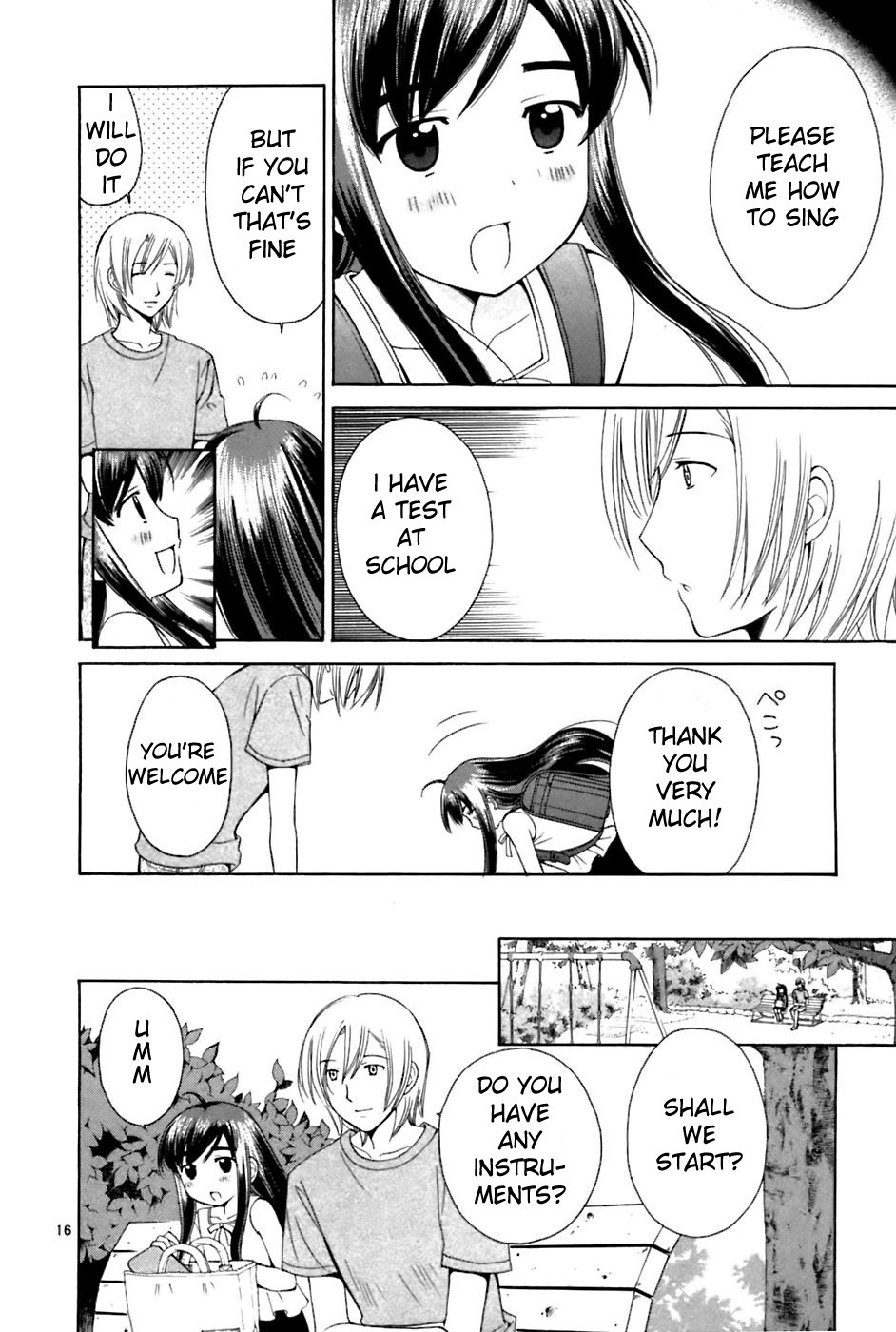 Binbou Shimai Monogatari Chapter 22 page 16 - Chapter 22: I Can Hear A Song