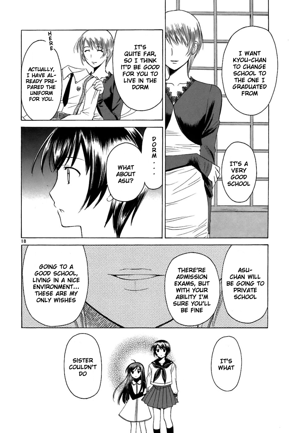 Binbou Shimai Monogatari Chapter 27 page 18 - Chapter 27: Separation