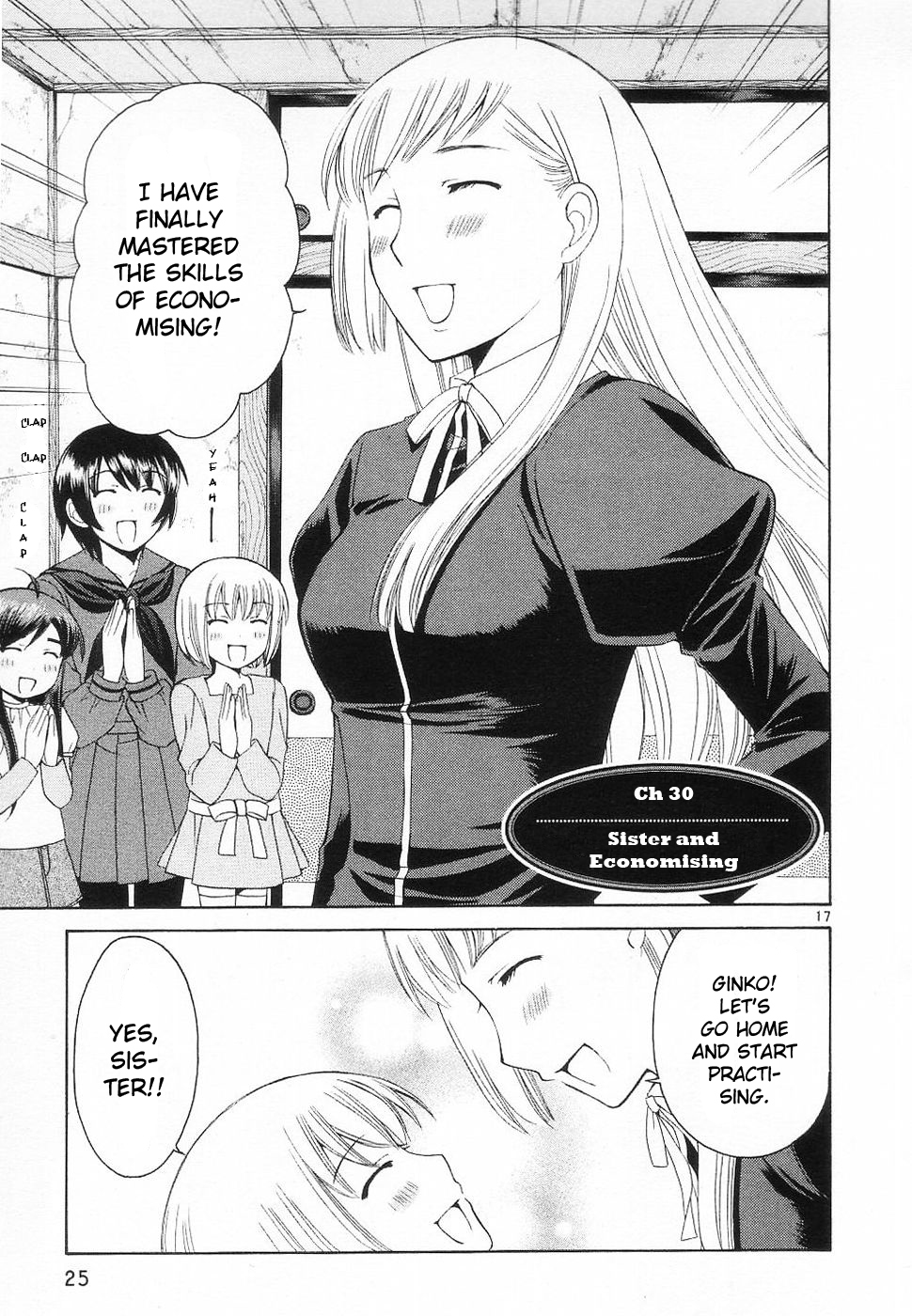 Binbou Shimai Monogatari Chapter 30 page 1 - Chapter 30: Sister And Saving