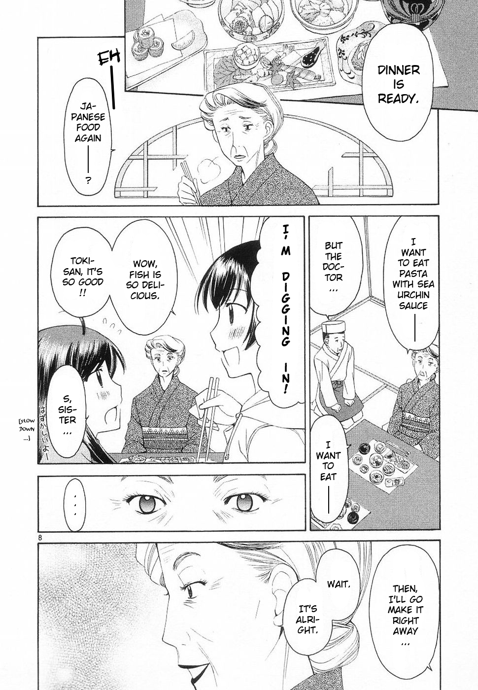 Binbou Shimai Monogatari Chapter 32 page 8 - Chapter 32: Warmth Of The Fingertip