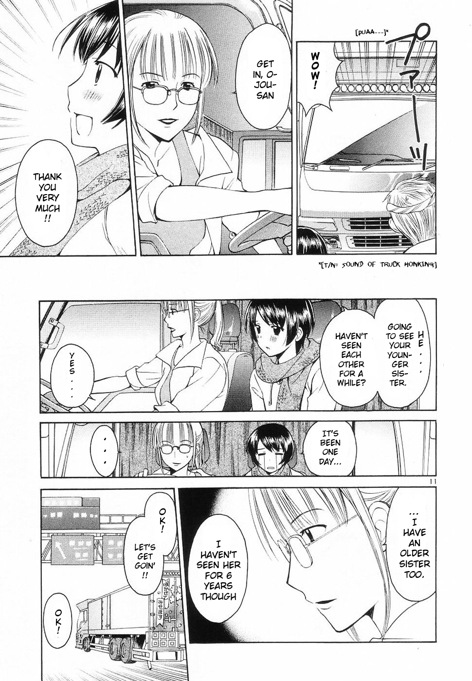 Binbou Shimai Monogatari Chapter 33 page 11 - Chapter 33: As Long As You Are Here