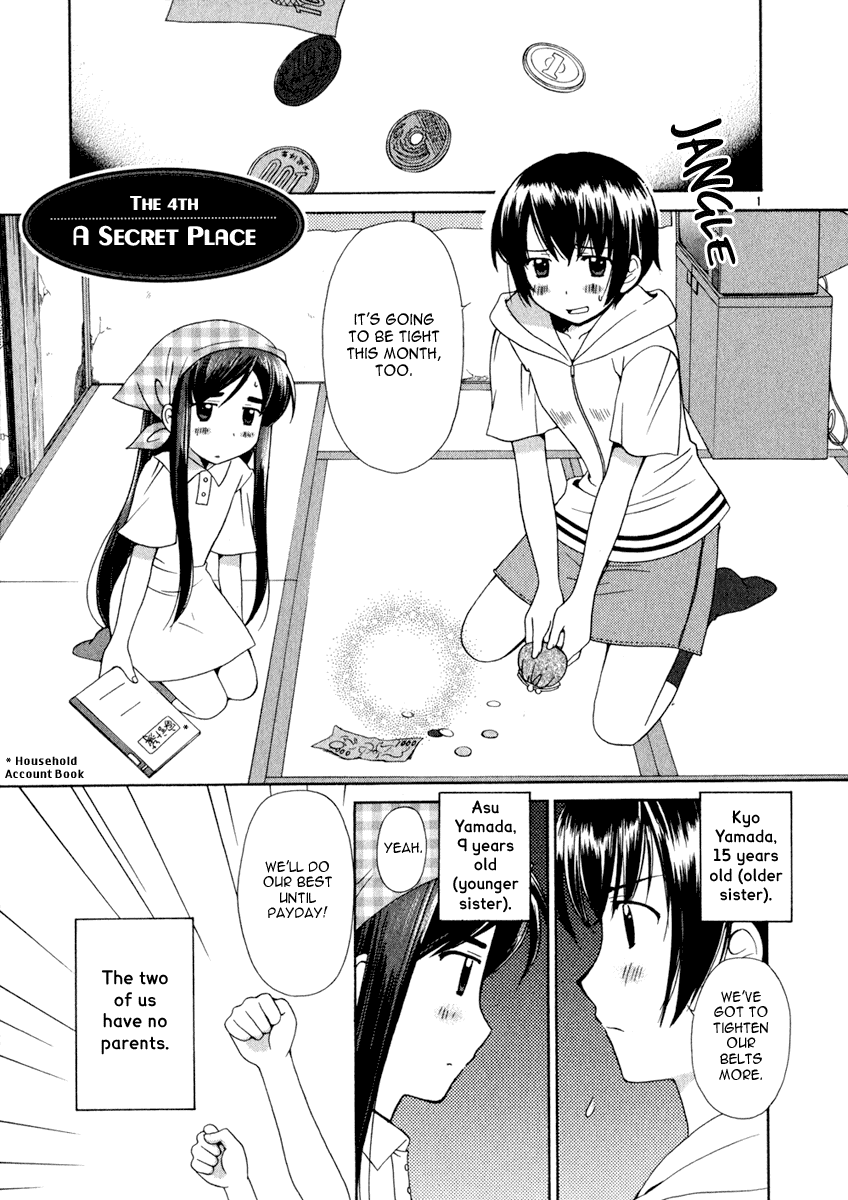 Binbou Shimai Monogatari Chapter 4 page 1 - Chapter 4: A Secret Place