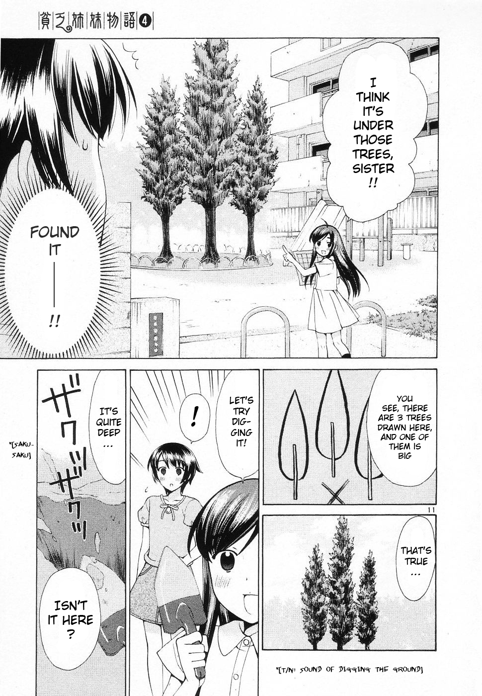 Binbou Shimai Monogatari Chapter 42 page 11 - Chapter 42: Last Present