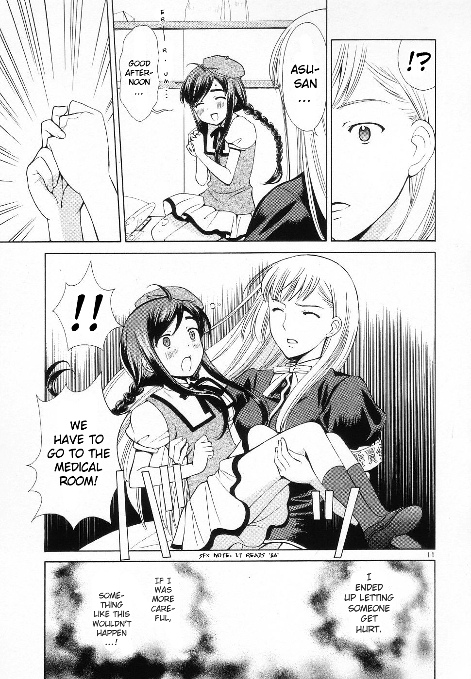 Binbou Shimai Monogatari Chapter 43 page 11 - Chapter 43: Life Of Sister And School