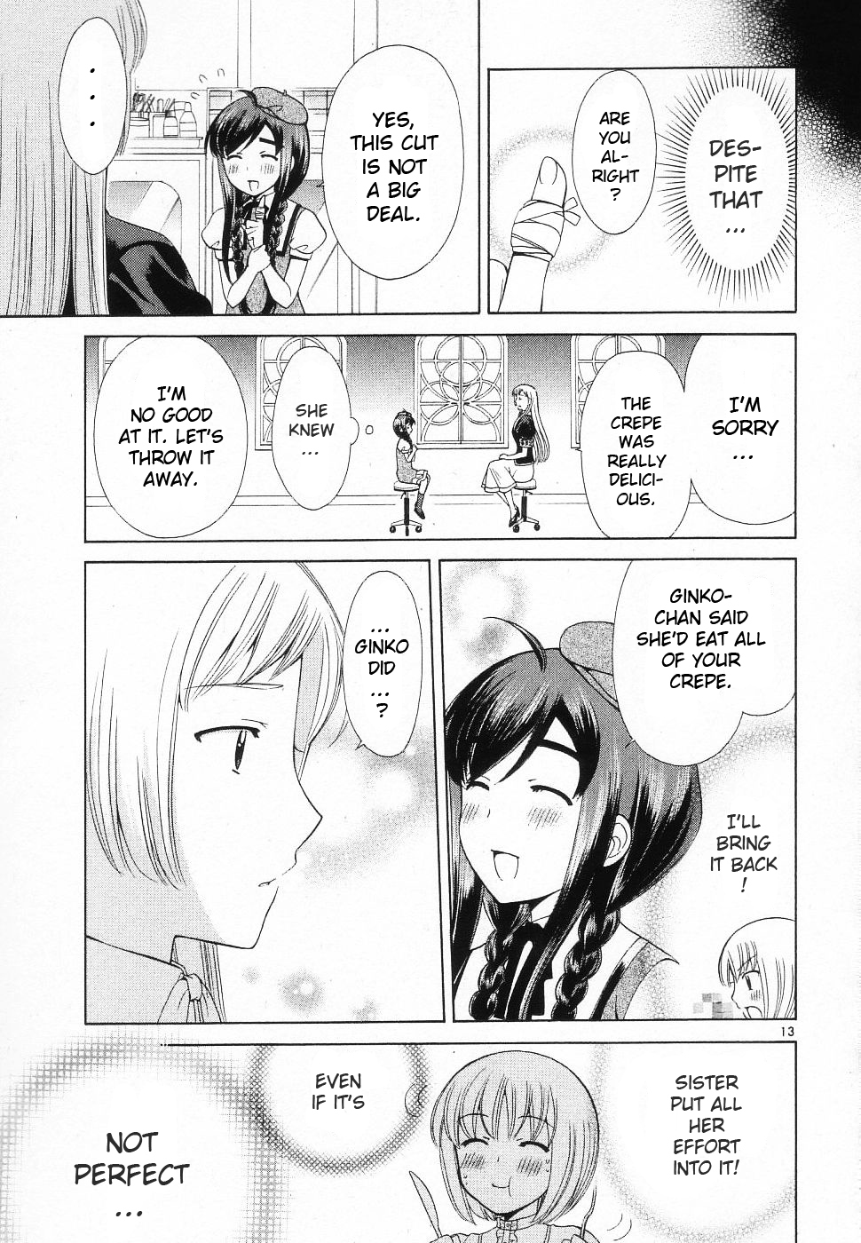 Binbou Shimai Monogatari Chapter 43 page 13 - Chapter 43: Life Of Sister And School