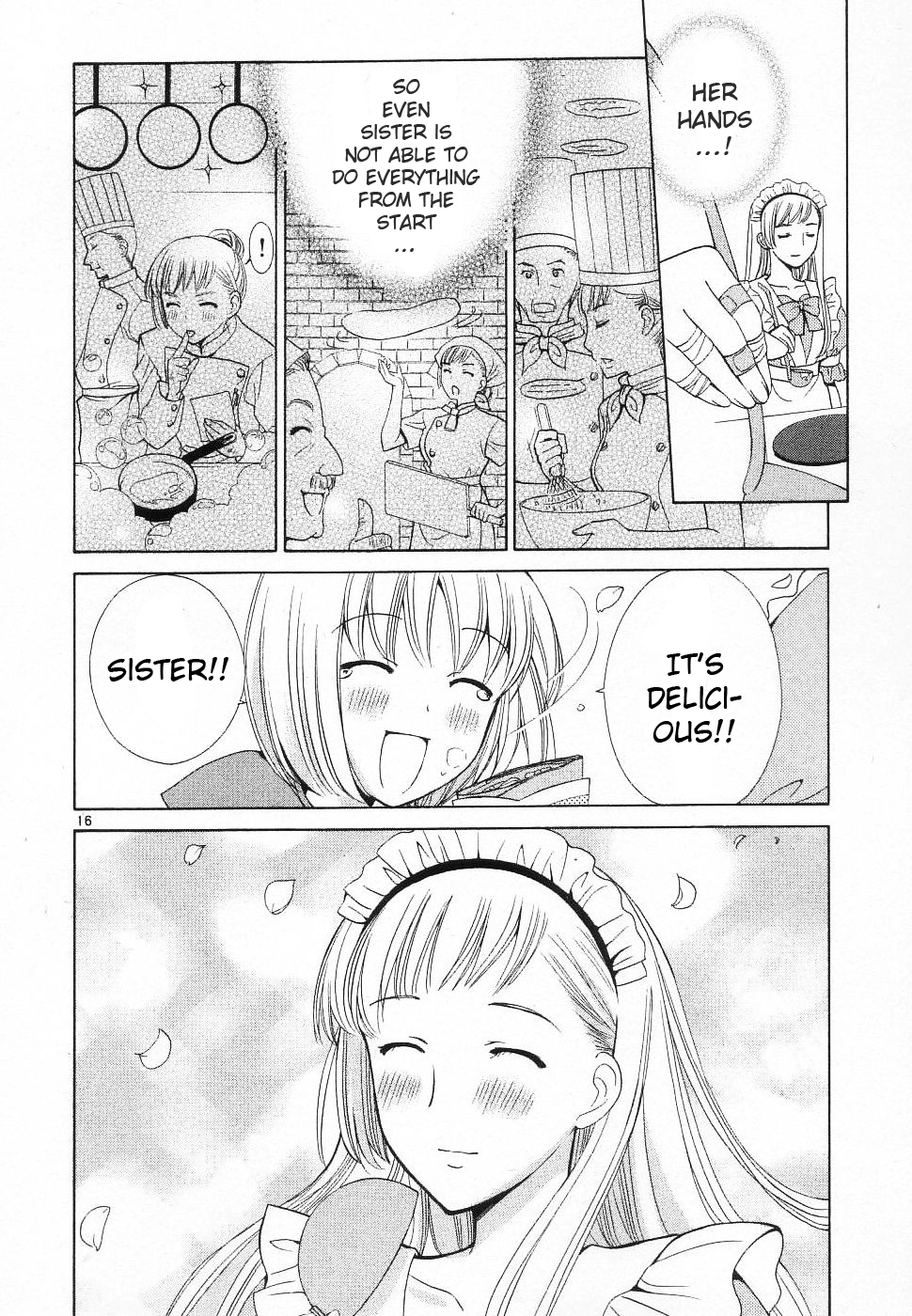 Binbou Shimai Monogatari Chapter 43 page 16 - Chapter 43: Life Of Sister And School