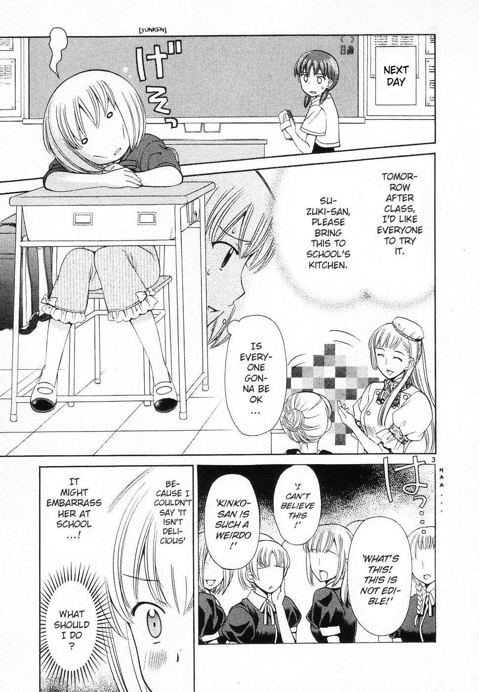 Binbou Shimai Monogatari Chapter 43 page 3 - Chapter 43: Life Of Sister And School