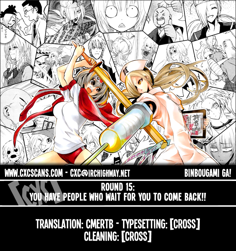 Binbougami ga! Chapter 15 page 1 - Chapter 15: You Have People Who Wait for You to Come Back!!