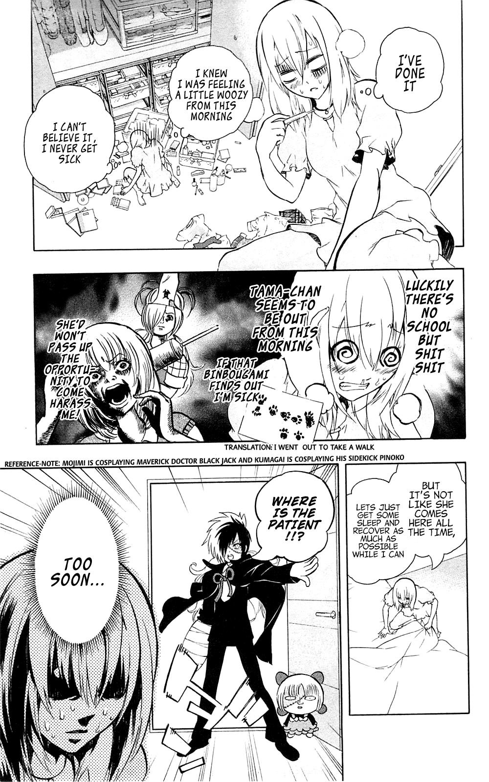 Binbougami ga! Chapter 28 page 15 - Chapter 28: If You're Sick, Act Like It!!