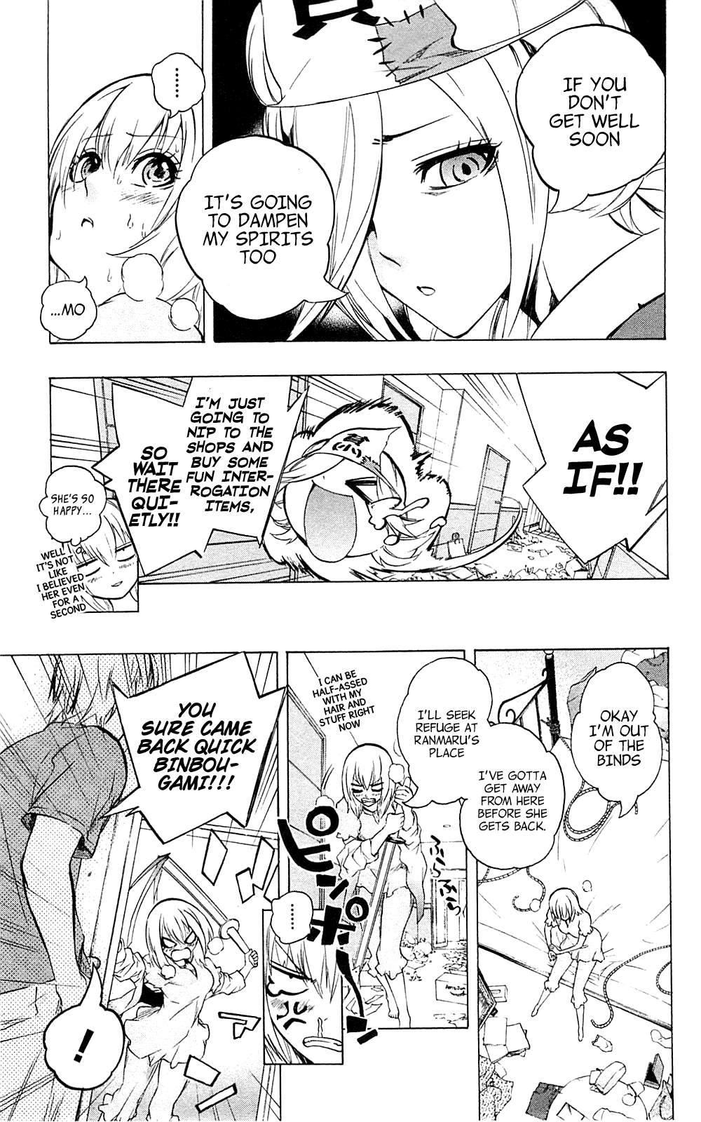 Binbougami ga! Chapter 28 page 17 - Chapter 28: If You're Sick, Act Like It!!