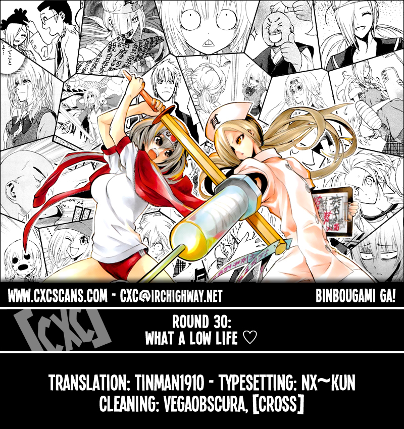 Binbougami ga! Chapter 30 page 1 - Chapter 30: What a Lowlife ♡