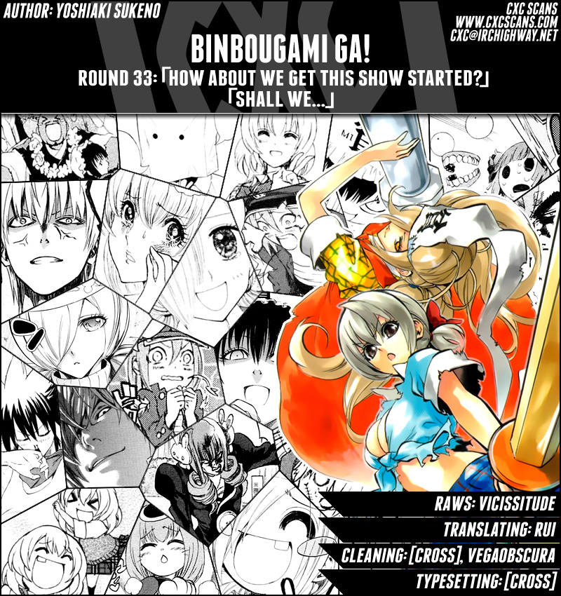 Binbougami ga! Chapter 33 page 1 - Chapter 33: How about we get this show started... Shall We?