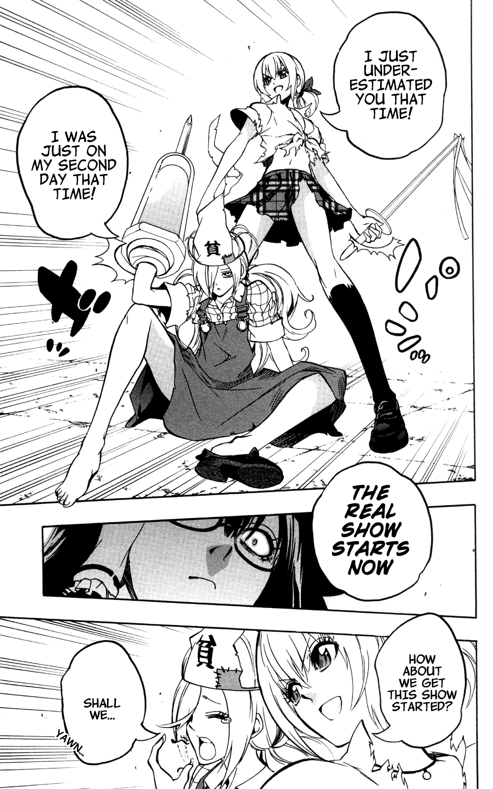 Binbougami ga! Chapter 33 page 52 - Chapter 33: How about we get this show started... Shall We?