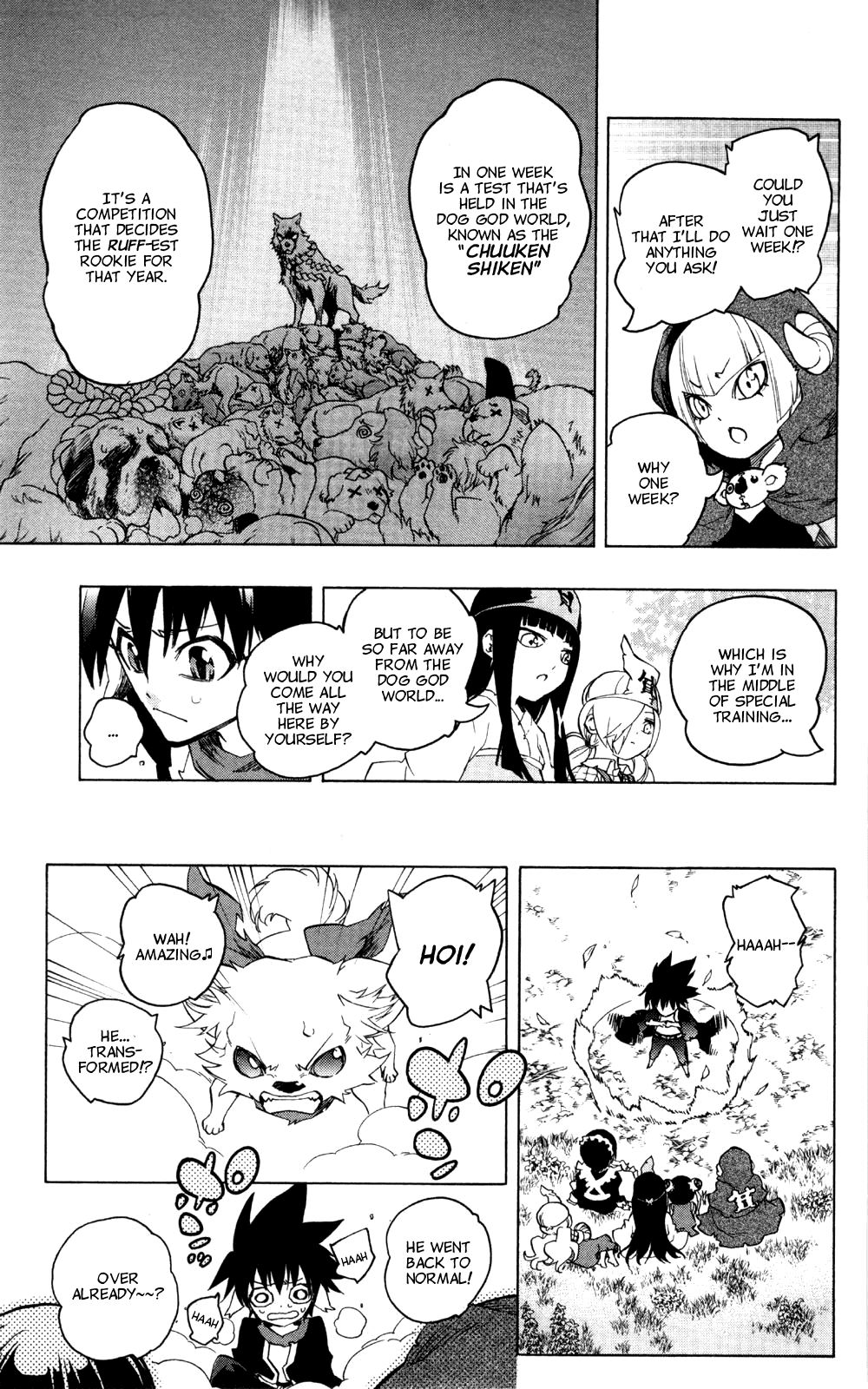 Binbougami ga! Chapter 36 page 11 - Chapter 36: All We Gotta Do is figure Out the Switch That Keeps You Transformed!