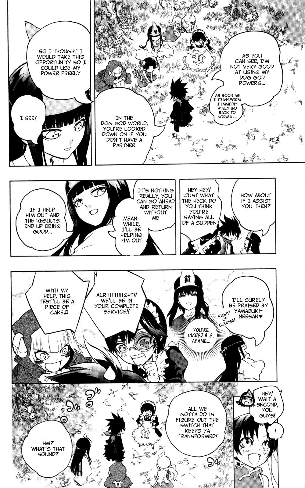 Binbougami ga! Chapter 36 page 12 - Chapter 36: All We Gotta Do is figure Out the Switch That Keeps You Transformed!