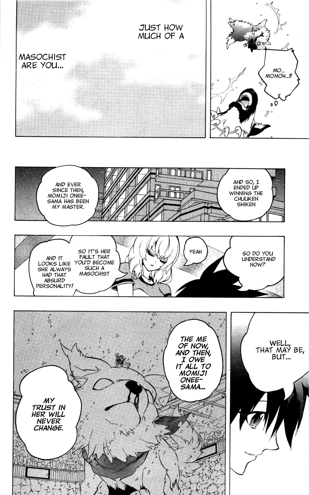 Binbougami ga! Chapter 36 page 28 - Chapter 36: All We Gotta Do is figure Out the Switch That Keeps You Transformed!