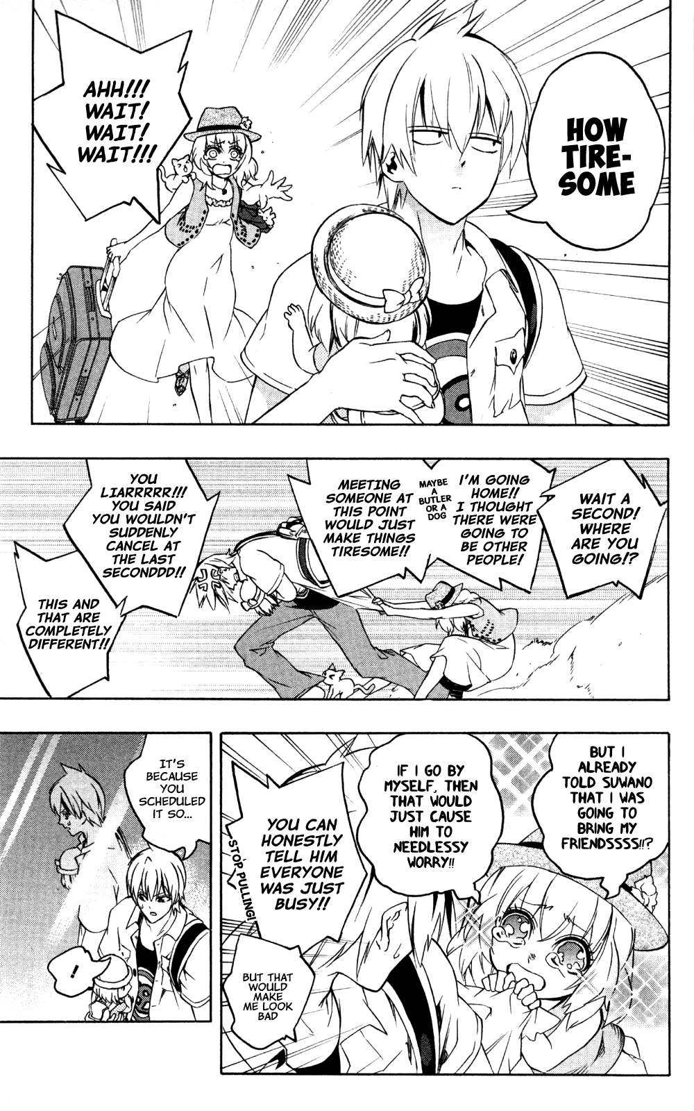 Binbougami ga! Chapter 37 page 15 - Chapter 37: "It's Definitely not Because I Want You in the Water with Me Y'Know" "I Guess..."