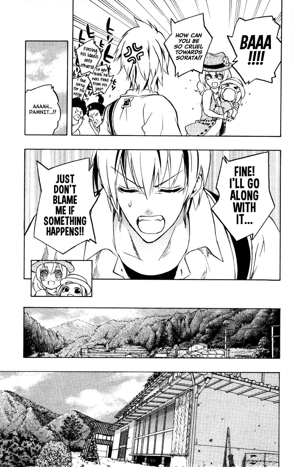 Binbougami ga! Chapter 37 page 17 - Chapter 37: "It's Definitely not Because I Want You in the Water with Me Y'Know" "I Guess..."