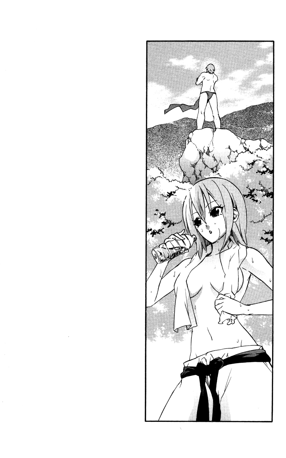 Binbougami ga! Chapter 37 page 22 - Chapter 37: "It's Definitely not Because I Want You in the Water with Me Y'Know" "I Guess..."
