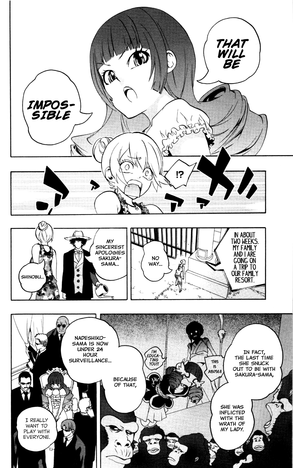 Binbougami ga! Chapter 37 page 8 - Chapter 37: "It's Definitely not Because I Want You in the Water with Me Y'Know" "I Guess..."