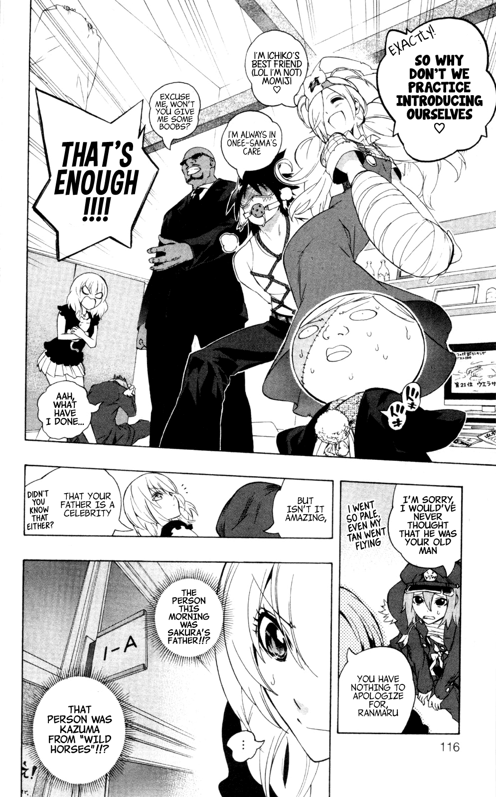 Binbougami ga! Chapter 42.2 page 12 - Chapter 42v2: It Will Tear Off His Brain Cells