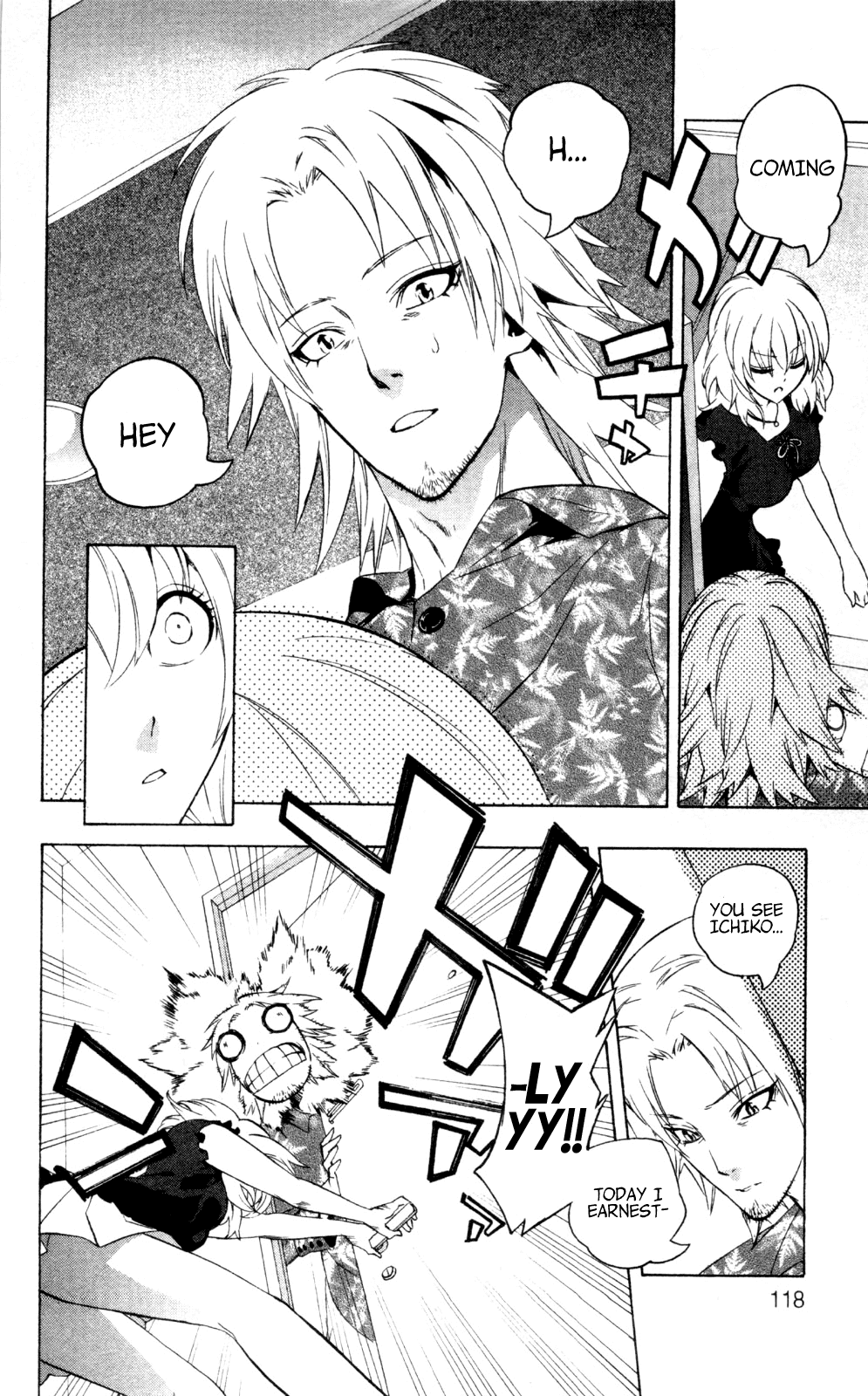 Binbougami ga! Chapter 42.2 page 14 - Chapter 42v2: It Will Tear Off His Brain Cells