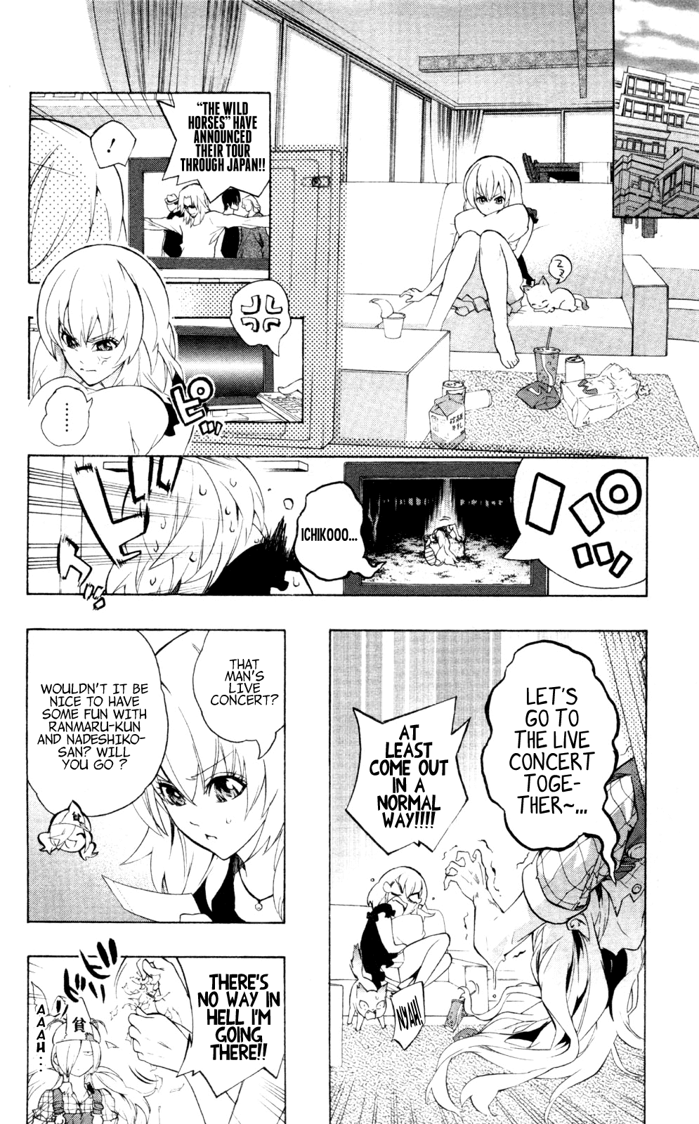 Binbougami ga! Chapter 42.2 page 38 - Chapter 42v2: It Will Tear Off His Brain Cells